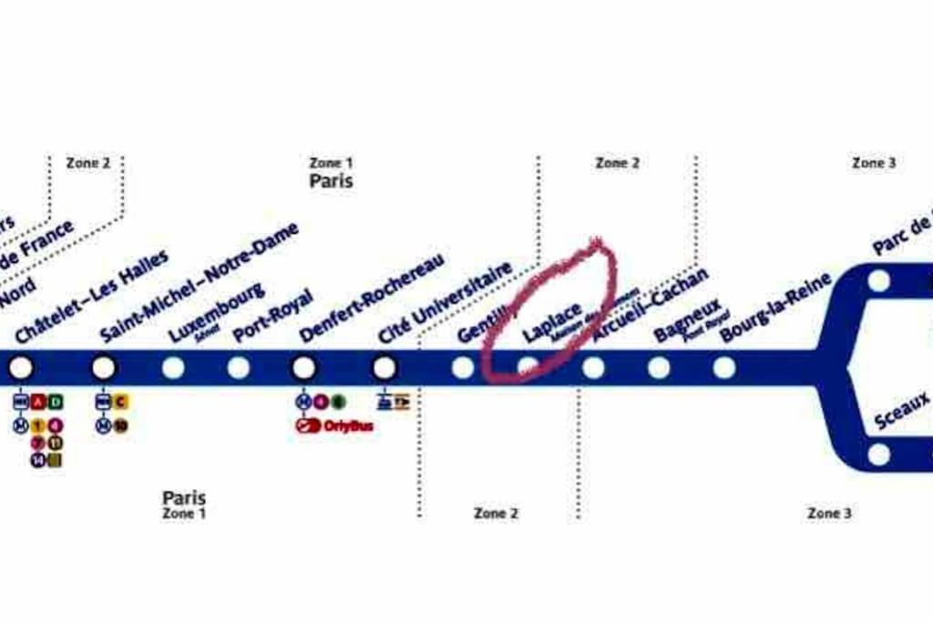 Beau T3 A Arcueil A 3 Min Rer B « Laplace » Dış mekan fotoğraf