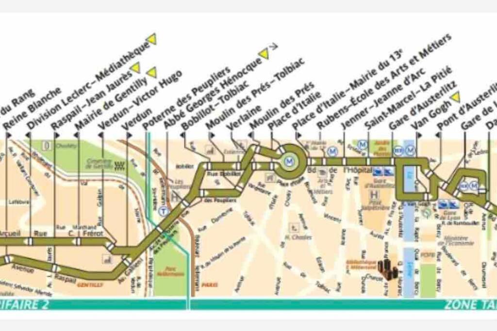 Beau T3 A Arcueil A 3 Min Rer B « Laplace » Dış mekan fotoğraf